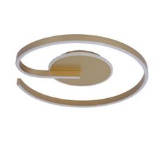 LED lubinis šviestuvas LORENZO LED/22W/230V, skersmuo 50 cm, auksinis