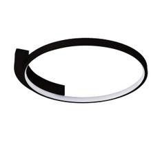 LED lubinis šviestuvas LUNA LED/18W/230V Ø 42,5 cm juodas