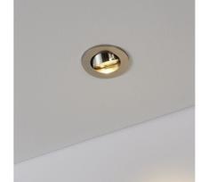Eglo 902245 - LED įleidžiamasis taškinis šviestuvas BARRANCO 1xGU10/4,5W/230V chromuotas