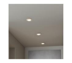 Eglo 902255 - Rinkinys 3x LED įleidžiami taškiniai šviestuvai BARRANCO 1xGU10/4,5W/230V, balti