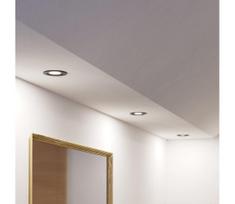 Eglo 902251 - Komplektas 3x LED vonios kambariui skirtas įmontuojamas šviestuvas BARRANCO 1xGU10/4,5W/230V IP44 juodas