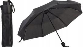 Sulankstomas skėtis juodas sulankstomas skėtis didelis 110cm 1vnt, 110 cm