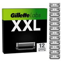 Gillette Labs Skustuvo Vyrams Peiliukai, 12 Skustuvo Galvučių