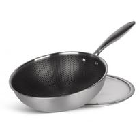 Wok Keptuvė Edenberg nerūdijančio plieno 28cm, skersmuo 28 cm