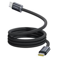Kabelis USB C - USB C 1m 100W  magnetinis, Dynamic 4 Pro juodas BASEUS