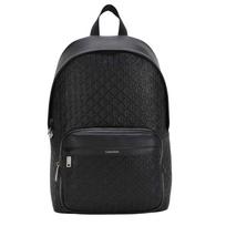 Kuprinė vyrams, Juoda, emblem emboss round backpack