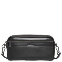 Rankinė per petį vyrams, Juoda, zip camera bag
