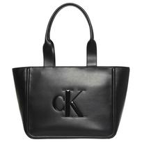 Pirkinių krepšys moterims, Juoda, bold CK medium tote