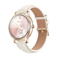 COLMI L28 Smart Watch (Gold + gold leather strap), SMWCMIL28_GOLD