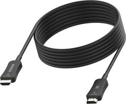 Vision 8K bei 60 Hz - HDMI Version 2.1 - 48Gbps - doppelt abgeschirmt - vergoldete Anschlüsse - HDMI (m) zu HDMI (m) - Außendurchmesser 8,7 mm - 26 AWG - 15 m - weiß (TC 30MHDMI8K/BL)