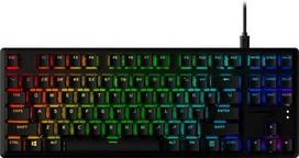 HyperX Alloy Origins Core PBT HX Rot – Mechanische Gaming-Tastatur - Tenkeyless (80 - 87 %) - Kabelgebunden - USB - Mechanischer Switch - RGB-LED - Schwarz (639N7AA#ABD)