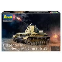 Plastic model tank Flakpanzer IV 3.7 cm Flak 43 1:72