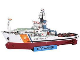 Plastic model ship Kustwacht Waker 1:200