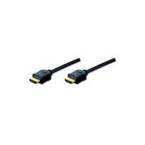 DIGITUS - Video-/Audio-/Netzwerkkabel - HDMI - 28 AWG - HDMI, 19-polig (M) - HDMI, 19-polig (M) - 10,0m - Dreifachisolierung - Schwarz (DK-330107-100-S)