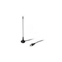 Wentronic Goobay Passive DVB-T2(HD) Mini-Magnetantenne, Schwarz, 2 m - 3 dB Antenne zum Empfang von DVB-T/DVB-T2 HD Programmen (67090)