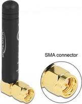 Delock - Antenne - 4,86 cm - Smart Home, LPWAN - 1,6 dBi - ungerichtet - außen, innen - Schwarz (12716)