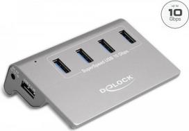 Delock - Hub - 4 x USB 3,2 Gen 2 - Desktop (64181)