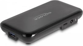 DeLOCK 64209 Schnittstellen-Hub USB 3.2 Gen 2 (3.1 Gen 2) Type-C 10000Mbit/s Schwarz (64209)