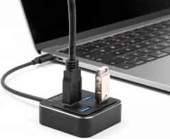 DELOCK USB 3.2 Gen 2 USB Type-C Hub mit 4 x USB Typ-A Buchse - 10Gbps
