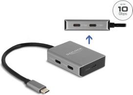 Delock USB 10Gbps 4 Port USB Type-C™ Hub mit USB Type-C™ Anschluss (64249)