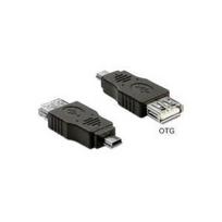 DeLOCK - USB-Adapter - Mini-USB Typ B, 4-polig (M) - USB Typ A, 4-polig (W) (USB2.0 OTG) (65399)