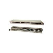 LogiLink 48,30cm (19) Patch Panel Kat. 6, geschirmt, 24 Port, 1 HE 24 x RJ45 Ports, vollgeschirmt, aus Stahlblech, Kabelbe- (NP0040A)
