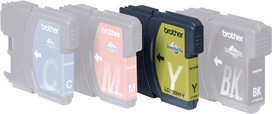Brother LC1100HYY - Hohe Ergiebigkeit - Gelb - original - Tintenpatrone - für Brother DCP-6690CW, MFC-5890CN, MFC-6490CW (LC1100HYYBPDR)