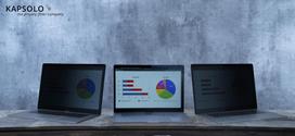 KAPSOLO 2-wegeBlickschutzfolie selbstklebend für HP Elitebook X360 1040 G7 G8 schützen sie ihre sensiblen und privaten Daten vor unerwünschten Blicken. (KAP12423)