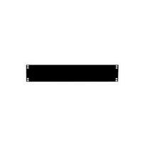APRA apraNET - Rack-Blindabdeckungsplatte - RAL 9005, Dark Black - 1U - 48.3 cm (19)