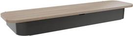 Chief Voyager Storage Shelf Accessory - Black - Montagekomponente (Regal, 2 Knockouts) - für für Konferenzzubehör - Woodgrain - Schwarz - an Wagen montierbare (vorne/hinten) (SCSSB)