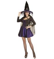 „PURPLE GLIMMER WITCH“ (marškinėliai, sijonas, apsiaustas, skrybėlė)