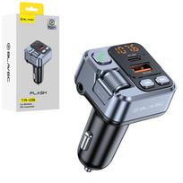 Blavec Transmiter FM Flash TR-05 MP3, Bluetooth – USB + Typ C – PD 30W (TFMFTR05-B) juodos spalvos