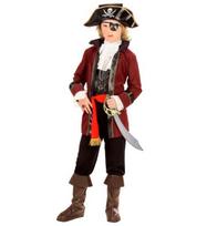 „GROBIUKŲ SALOS PIRATAS“ (paltas, liemenė su žabotu, kelnės su batų užvalkalais, diržas, kepurė, akių raištis)
