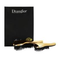 Plaukų šepečių rinkinys Dtangler Miraculous Set Gold, 2 vnt.