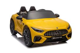 Elektromobilis vaikams Mercedes AMG SL63, geltonas lakuotas