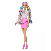 Barbie: Žėrintis Vaivorykštės Plaukų lėlė