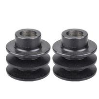 2 vnt. Diržo skriemulys 19mm/20mm skylė 54/56mm skersmuo Dvigubos vagos skriemulys 168F 170F varikliui Pakeičiamas variklio skriemulys
