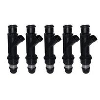 5 vnt. Kuro purkštukas 12586684 25380534 Priedo dalis Komponentas Delphi GMC Canyon Isuzu I-370 Hummer H3 3.5 3.7 juoda