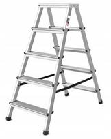 Dvipusės buitinės kopėčios 2x5 laipteliai 125kg AW23005 AWTOOLS