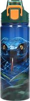 Dino World - Adventure World Drinking Bottle - Blue-Green with Striking Orange Details - 600 ml