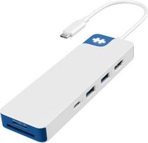 Hyper HyperDrive Flex 8 Port USB-C Hub, Blue | Hyper