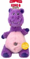 Kong - Knots Belly Hippo - Purple - M/L 28x16x13CM
