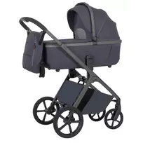 2in1 vežimėlis Carrello Vector, Plum grey