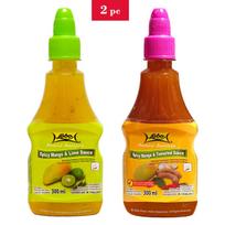 Rinkinys 2 padažai LM1 - Mango ir laimo padažas, Mango ir Tamarindų padažas, LOBO, 2x300ml