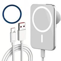 Telefono laikiklis Automobilinis belaidis įkroviklis „MagSafe“ iPhone įrenginiams, „Apple“, balta spalva