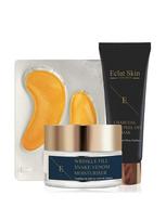 ERTH SKIN LONDON - 24K GOLD paakių diskeliai (5x2 vnt.), giliai valanti veido kaukė (50 ml) ir kt.