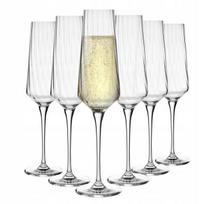 Krosno Lumi taurės šampanui ir prosecco, 6 vnt.