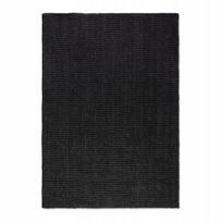 Hanse Home Bouclé tamsiai juodas džiuto kilimas 80x150