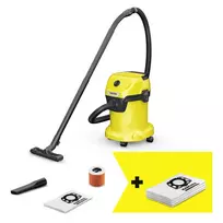 Drėgno ir sauso valymo dulkių siurblys Karcher WD 3 V-17/4/20 + Filtrų pakuotė (4 VNT.) (9.791-870.0)