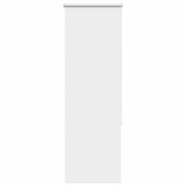 Naktinis roletas baltos spalvos 45x175 cm audinio plotis 40,7cm